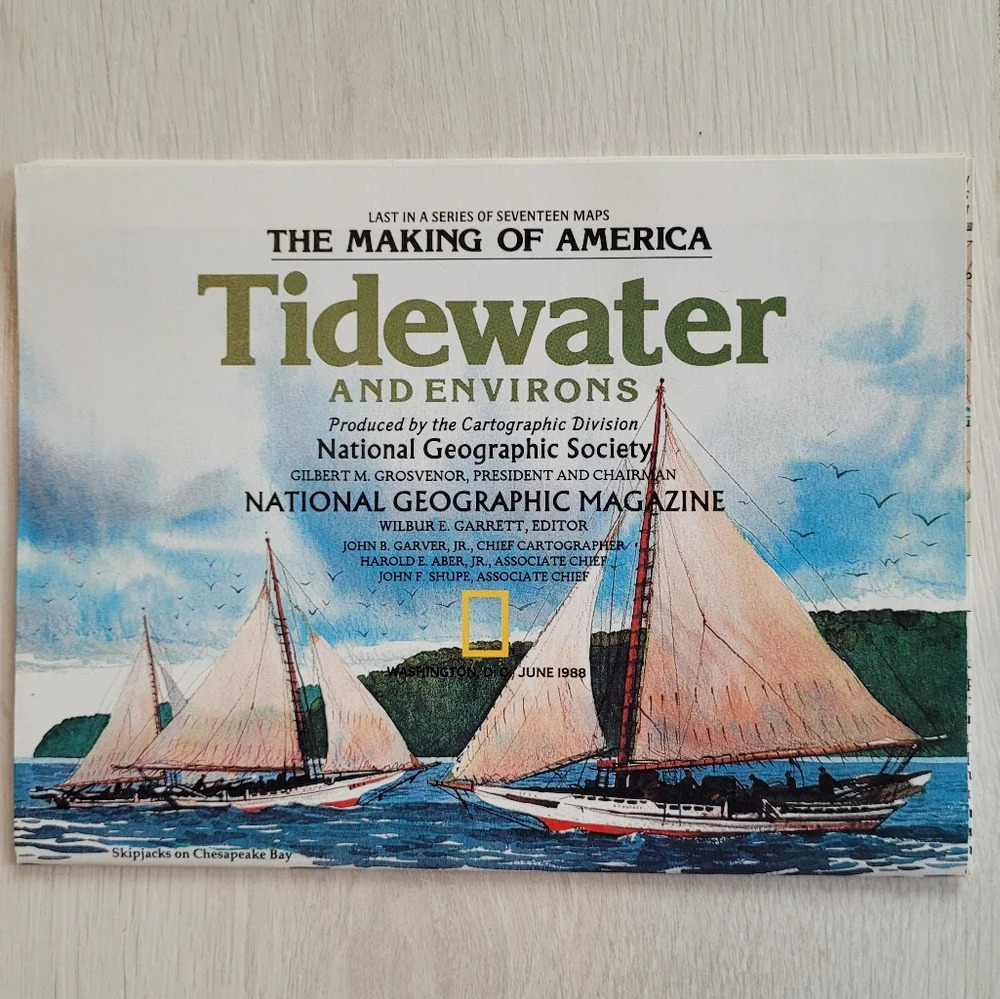 National Geographic The Making of America Tidewater June 1988
